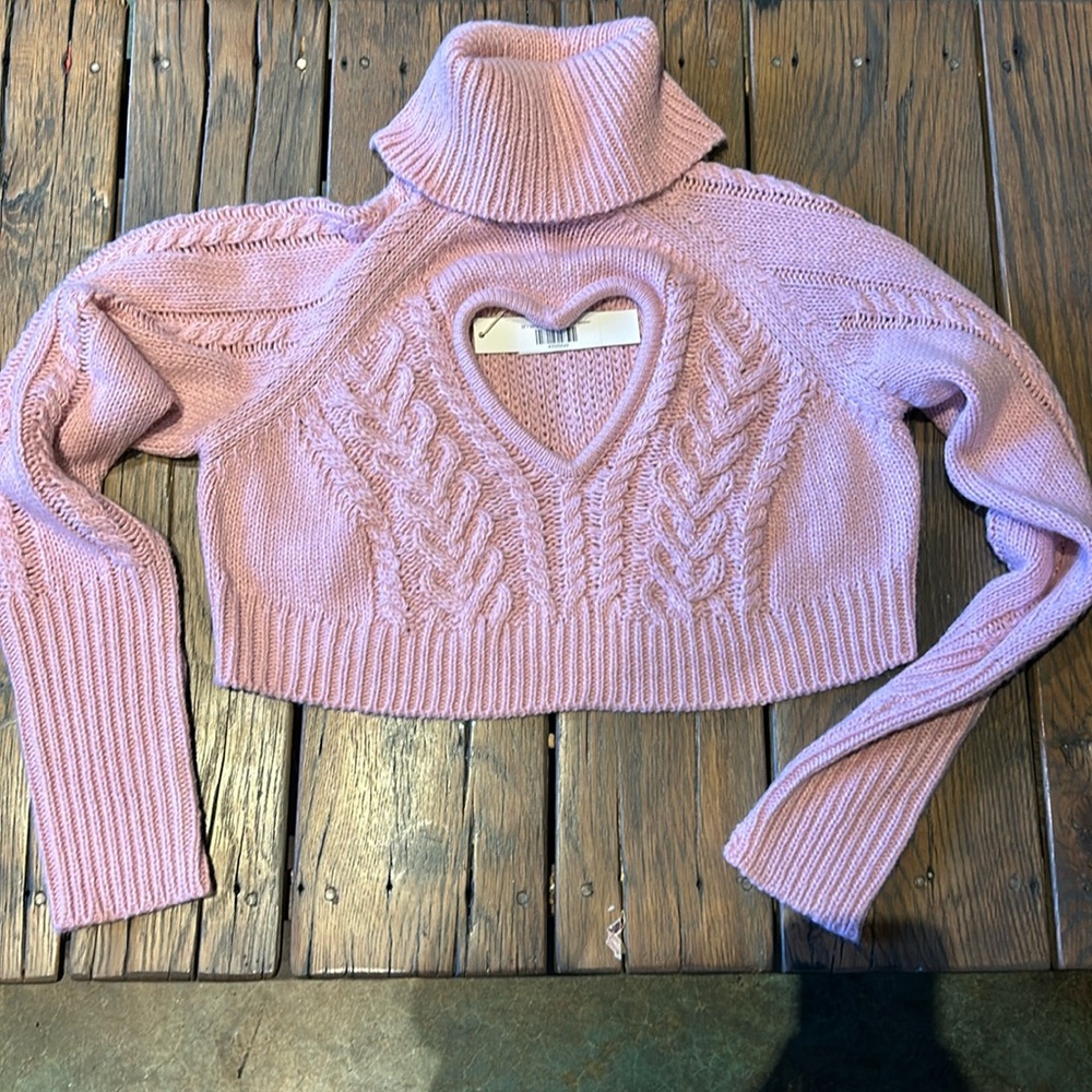 For Love and Lemons Vera cutout sweater NWT